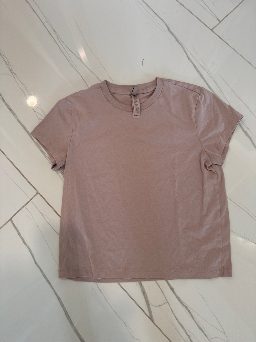 SKIMS Classic Short Sleeve Tee in Mauve